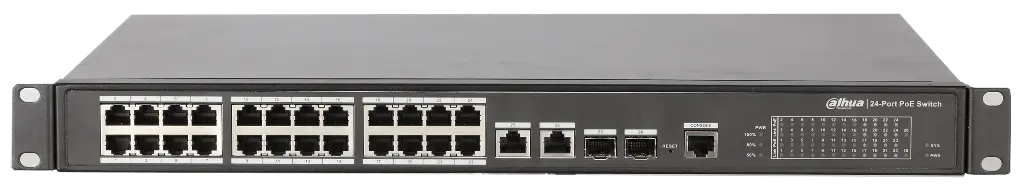 Dahua 24-Port Layer 2 Managed PoE Switch